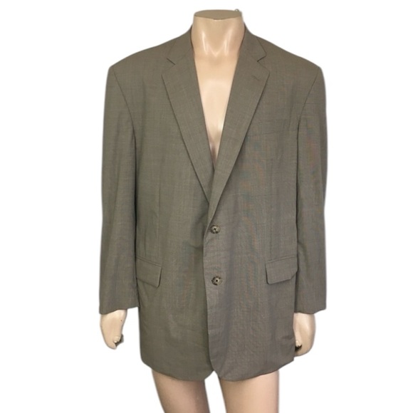 Brooks Brothers Beige Madison Brooks Cool Blazer Jacket Size 48L/W43 - Picture 1 of 16